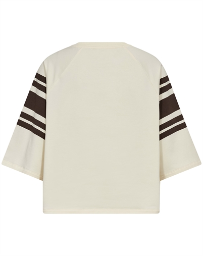 Co'Couture - Ely CC 87 Tee Sweat - Bone/Brown